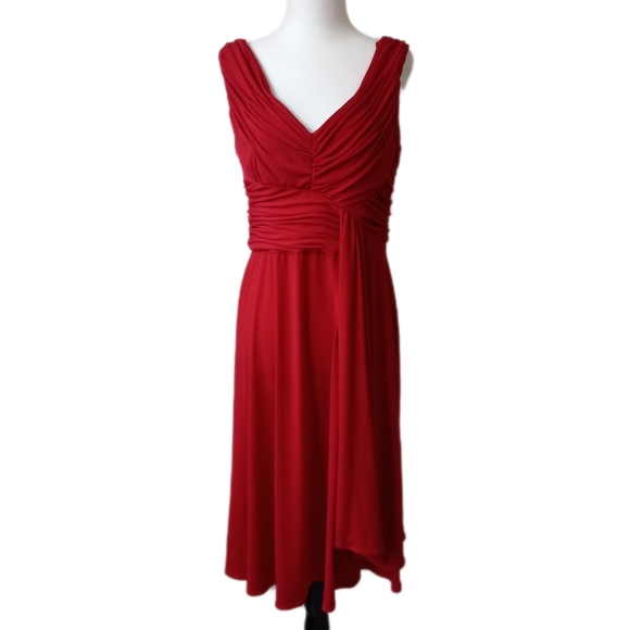Bellisima Dresses & Skirts - BELLISIMA | size 14 ruched red dress